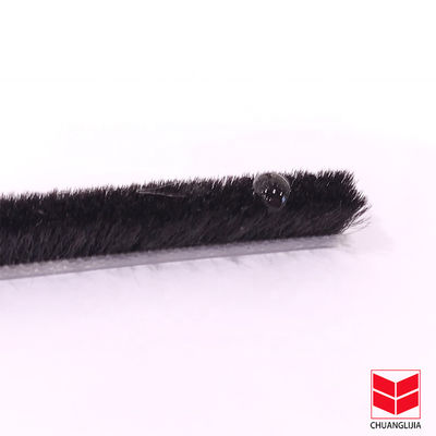 CLJ Woven Brush Seal Wool Pile Weather Strip For Pet Door Seal Με ευθεία γούνα διαμέρισμα