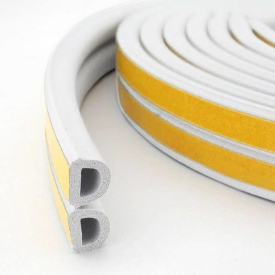 Πύλες και παράθυρα αυτοκόλλητη EPDM σφουγγάρι ελαστική ταινία σφραγίσματος σε χρώματα με ύψος στοίβας 3-25mm και πλάτος 3-50mm
