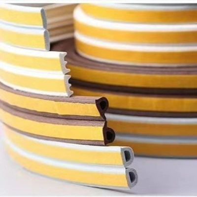 100% PP Υψόμετρο 25mm πλάτος 50mm Πύλη Σφραγίδα ελαστικό συμπίεση για τα παράθυρα και τις πόρτες από αλουμίνιο