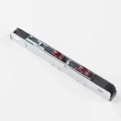 UPVC Στρώσιμη πόρτα παράθυρο κυλίνδρος διπλές ρόδες σύγχρονο ανοξείδωτο χάλυβα για ομαλή οδική κίνηση