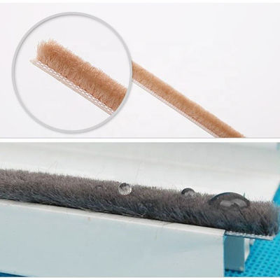 Αδιάβροχο Silicone Wool Pile Χρονικές ταινίες Σφραγιστική ταινία για πόρτες και παράθυρα λειτουργία