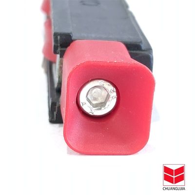 Ζυγός κράμα συρόμενη πόρτα και παράθυρο κυλίνδρος Custom με μαύρο πλαίσιο