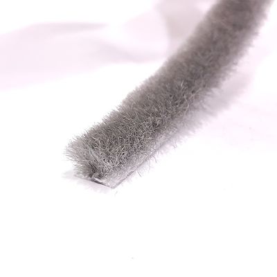 Σύγχρονο Στυλ Σχεδιασμού CLJ Φτερωτό Αδιάβροχο Αδιάβροχο Mohair Brush με πλαστικό Weatherstripping και ύψος στοίβας 3-25mm