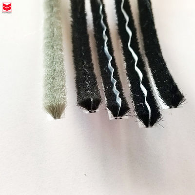 3-50mm πλάτος πτερύγια μαλλί στο παράθυρο υφασμένη σφραγίδα ταινία βούρτσας στοίβας καιρικής ταινίας με 3-25mm ύψος στοίβας και σύγχρονο σχεδιασμό