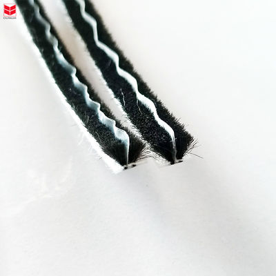 3-50mm πλάτος πτερύγια μαλλί στο παράθυρο υφασμένη σφραγίδα ταινία βούρτσας στοίβας καιρικής ταινίας με 3-25mm ύψος στοίβας και σύγχρονο σχεδιασμό