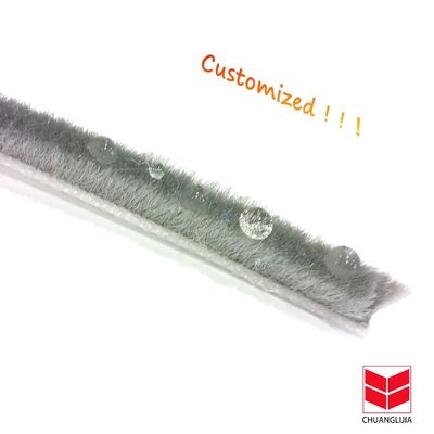 Υψηλότητα στοίβας 3-25 mm και πλάτος 3-50 mm Αδιάβροχη πλαστική ταινία για το καιρό για παράθυρα και πόρτες σε μαύρο/γκρι/καφέ/λευκό/άλλο