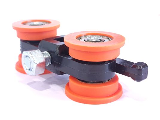 Βραζιλία Αγορά Ζινκ Σύνθετο Παράθυρο Εργαλεία Σκιωτή πόρτα τροχούς μοντέρνο στυλ