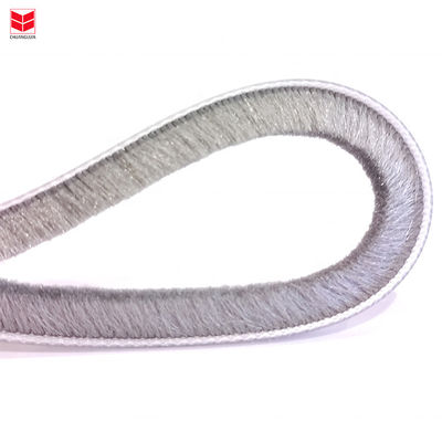 3-50mm πλάτος Στρίβοντας πόρτα Slot Wool Αλουμίνιο κράμα Strip Brush Weather Stripping για σε μαύρο / γκρι / καφέ / λευκό / ΑΛΛΑ
