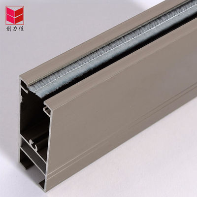 3-50mm πλάτος Στρίβοντας πόρτα Slot Wool Αλουμίνιο κράμα Strip Brush Weather Stripping για σε μαύρο / γκρι / καφέ / λευκό / ΑΛΛΑ