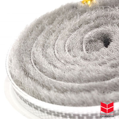 ISO9001 2008 Πιστοποιημένη ταινία βούρτσας Στρίβουσα πόρτα και παράθυρο Γούνα στοίβας Χρονική ταινία για ξύλινο παράθυρο με ύψος στοίβας 3-25mm