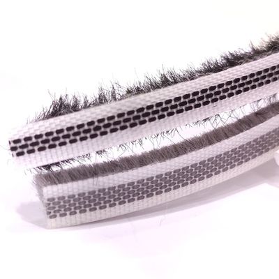 ISO9001 2008 Πιστοποιημένη ταινία βούρτσας Στρίβουσα πόρτα και παράθυρο Γούνα στοίβας Χρονική ταινία για ξύλινο παράθυρο με ύψος στοίβας 3-25mm