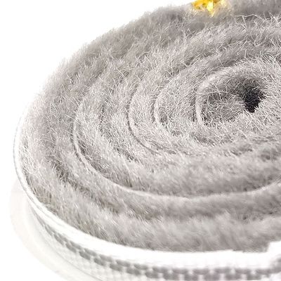 100% PP Wool Pile Aluminum Window Weather Strip για παράθυρα και πόρτες Χρώματα Μαύρο/Γκρι/Μαύρο/Λευκό/Άλλα