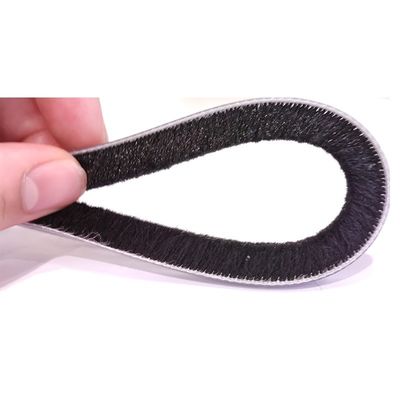 100% PP Wool Pile Aluminum Window Weather Strip για παράθυρα και πόρτες Χρώματα Μαύρο/Γκρι/Μαύρο/Λευκό/Άλλα