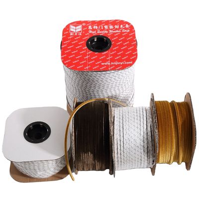 3-25mm ύψος στοίβας γκρι μαύρο Custom Wool στοίβας πόρτα και παράθυρο καιρική λωρίδα αυτο με και ISO9001 2008 πιστοποίηση