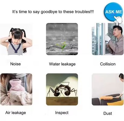 Σύγχρονο σχεδιασμό Ατρόμητη σκόνη Ατρόμητη αιολική στοίβα Χρονική λωρίδα για πόρτα και παράθυρο Εύκολη συντήρηση